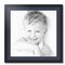 ArtToFrames 26x26" Matted Picture Frame with 22x22" Single Mat Photo Opening Framed in 1.25" Black and 2" Mat (FWM-3926-26x26)